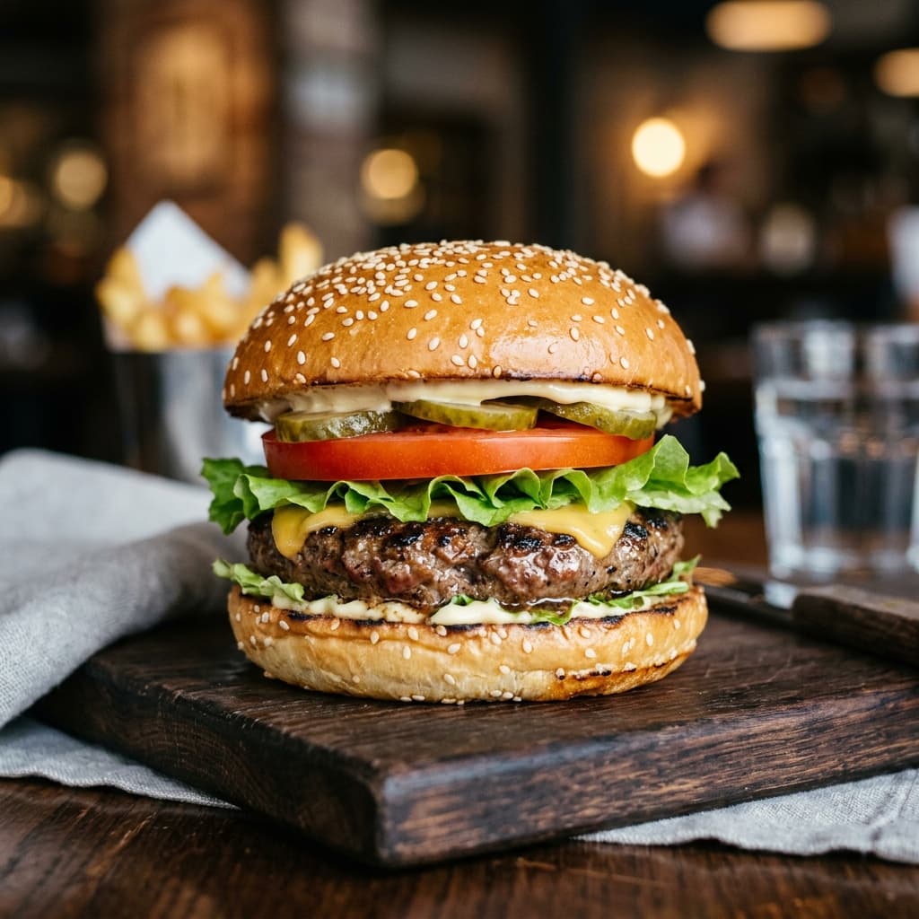 Hamburguesa Sencilla